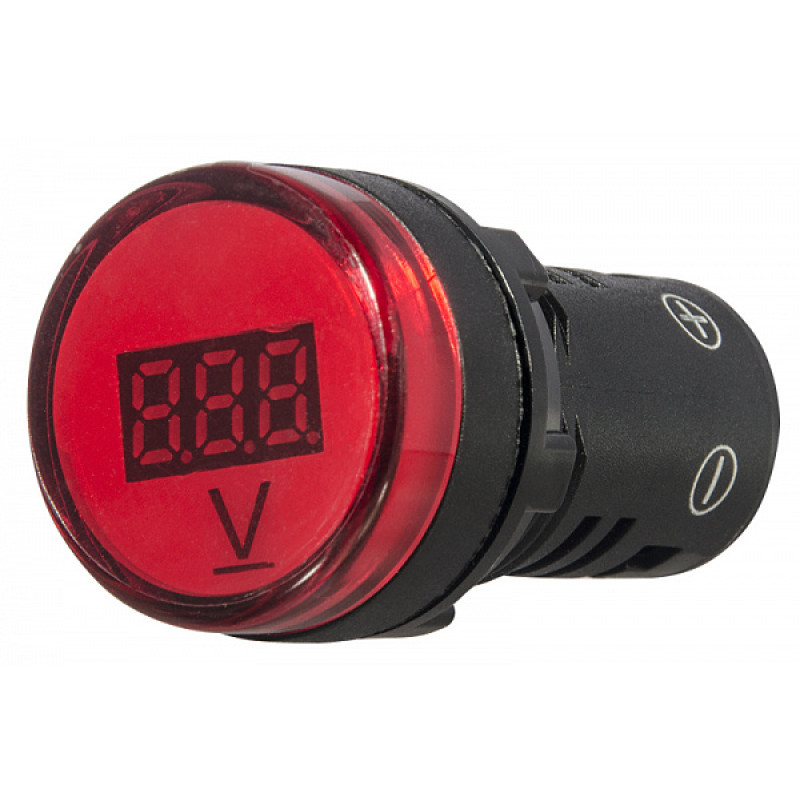 Вольтметр цифровий 5-30V DC червоний [A0190010015] AD22-22DVM АСКО