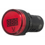 Вольтметр цифровий 5-30V DC червоний [A0190010015] AD22-22DVM АСКО