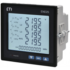Трехфазный анализатор сети 100-550V AC/DC 96x96мм Ethernet [4656952] END25-ETH ETI