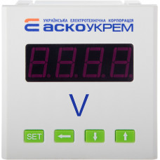 Вольтметр цифровой 600V AC 72x72мм [A0190010121] ЦВ-7 АСКО