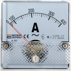 Амперметр 400/5А AC 80х80мм [A0190010053] А-80 АСКО