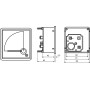 Амперметр прямого включения 10А AC 96x96мм [A0190010090] А-96-6 АСКО