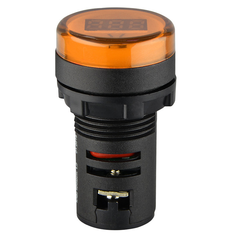 Вольтметр цифровий 80-500V AC жовтий [A0190010012] AD22-22DVM АСКО