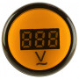 Вольтметр цифровий 80-500V AC жовтий [A0190010012] AD22-22DVM АСКО