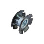 М6 сталь ⌀18,9-20,2мм для круглої труби гайка забивна, корончаста цинк білий [3MD2000003MD061890] Metalvis