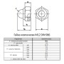 DIN986 М12 нержавеющая сталь шаг 1,75 под ключ 19мм гайка колпачковая [N6V00000N6VK120000] Metalvis