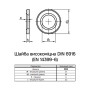 DIN6916 М36 внешний ⌀66мм толщина 6мм сталь шайба конструкционная без покрытия [7HV0000007HV360000] Varvit