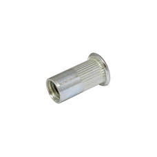 RFr М8 прижим 1-3,5мм гайка клепальная открытая рифленая цинк плоская Ø11мм [97M20000097M20830P] Rivettop