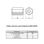 DIN6334 М6х18 сталь 5 шаг 1 под ключ 10мм Гайка шестигранная удлиненная цинк белый [6D20000006D6018200] Metalvis