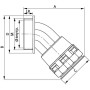 Муфта 45*5, поліамід, чорний колір, Octopus, дкс [pal29m32n]