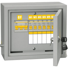 Распределительный щит 6 модулей IP31 36 УХЛ4 [MSM10-3N-06-31-U] ОЩВ-3-63-6-0 УЕК