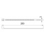 200х3мм Кабельна стяжка (хомут) нейлон червоний (100 шт.) [s015015] e.ct.stand.200.3.red E.NEXT