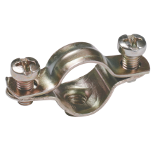 Скоба металлическая двухкомпонентная d48-50мм, [cma12-48-050], Хром