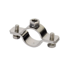 Ø32-36мм (1") двоскладовий хомут усиленный с гайкой М8 нержавеющая сталь [6040-001X] Cosmec ДКС