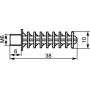 Дюбель Ø10мм довжина 38мм для SCP, SMT (1 шт.) [A0150090057] CTH-3B АСКО