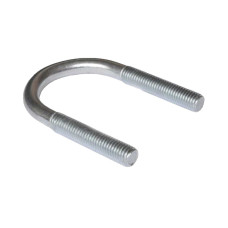 U-Хомут болт-скоба М10х30 сталь для труб Ø25-26,9мм (3/4"/DN20 ) цинк (10 шт.) [937000000937U03001] DIN3570A Metalvis