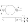 Ø100мм (3 1/2") хомут для труб оцинкована сталь [5102251] OBO bettermann