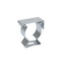 Ø16мм Держатель с крышкой оцинкованная сталь для труб [6044-A16] Cosmec ДКС