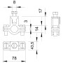 Ø40мм (1 1/4") хомут заземления оцинкованная сталь для труб [5050138] G (5-10мкм) OBO bettermann