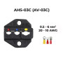 (AV)HS-03C 0,5-6 мм.кв 20-10 AWG Комплект обтискного інструменту [AHS-03C-k] (кримпер) TACTIX