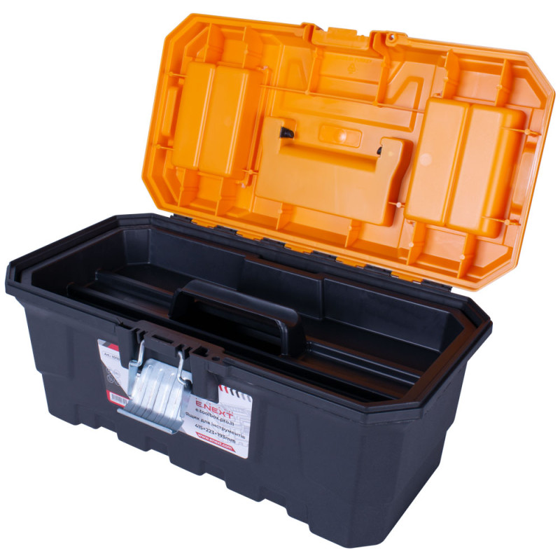 Ящик 415x223x193мм для інструментів пластиковий [t011011] e.toolbox.pro.11 E.NEXT