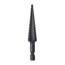 Сверло ступенчатое Ø1/8"-1/2" по металлу сталь HSS, кобальт [SDDT0DTWE416027MT0] HSS 416027 TACTIX