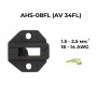 (AV)HS-08FL 1,5-2,5 мм.кв 16-14 AWG Комплект обтискного інструменту [AHS-08FL-k] (кримпер) TACTIX