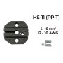 HS-11 4-6 мм.кв 12-10 AWG Комплект обтискного інструменту [AHS-11-k] (кримпер) TACTIX