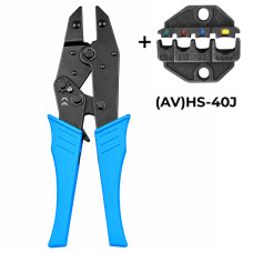 (AV)HS-40J 0,25-6 мм.кв 23-10 AWG Комплект обтискного інструменту [AHS-40J-k] (кримпер) TACTIX