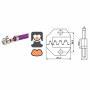 SN-2549 0,08-1 мм.кв 28-17 AWG Комплект обтискного інструменту [(A4)SN-2549-k] (кримпер) TACTIX