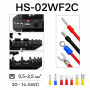 AHS-02WF2C 0,5-2,5 мм.кв 20-14 AWG Комплект обтискного інструменту [AHS-02WF2C-k] (кримпер) TACTIX