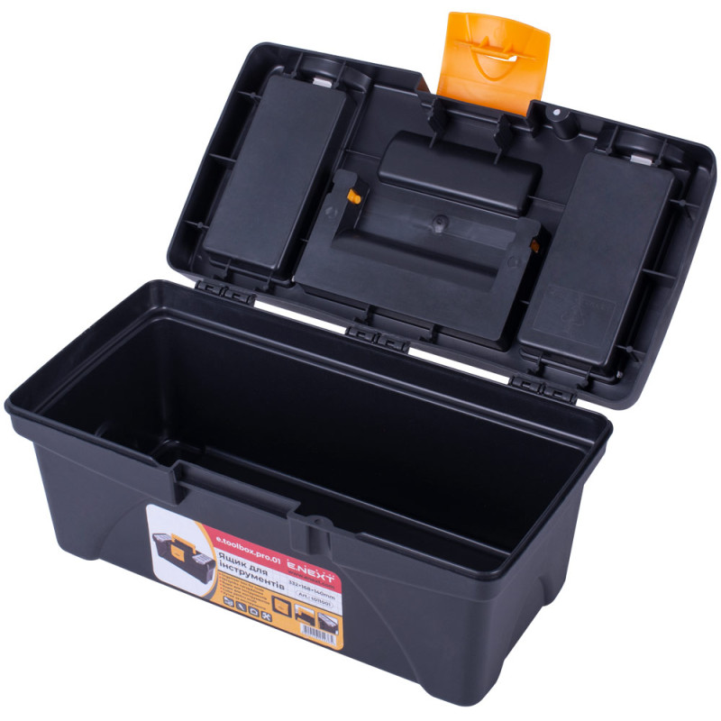 Ящик 332x168x140мм пластиковий [t011001] e.toolbox.pro.01 E.NEXT