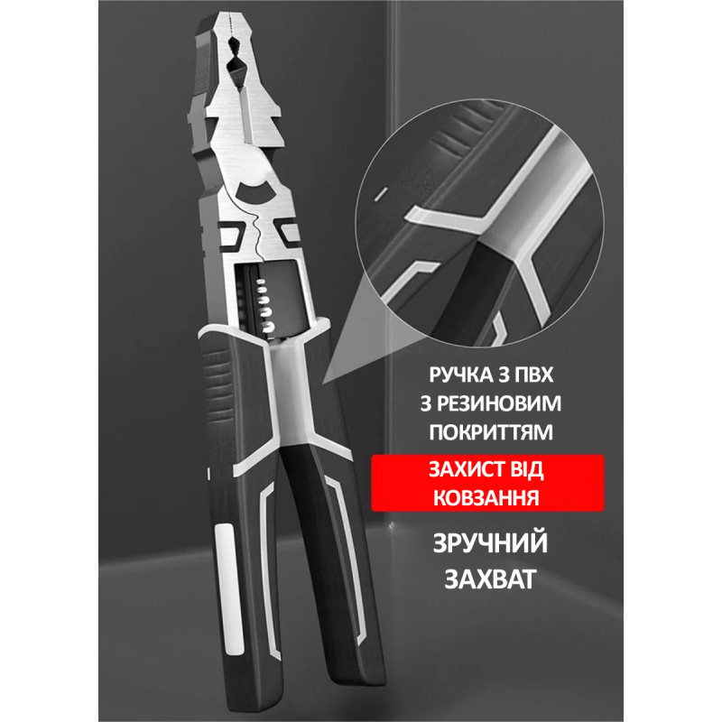 Зачистные плоскогубцы для провода и обжимом 2,5-8мм.кв [DWBX-2529] Tactix