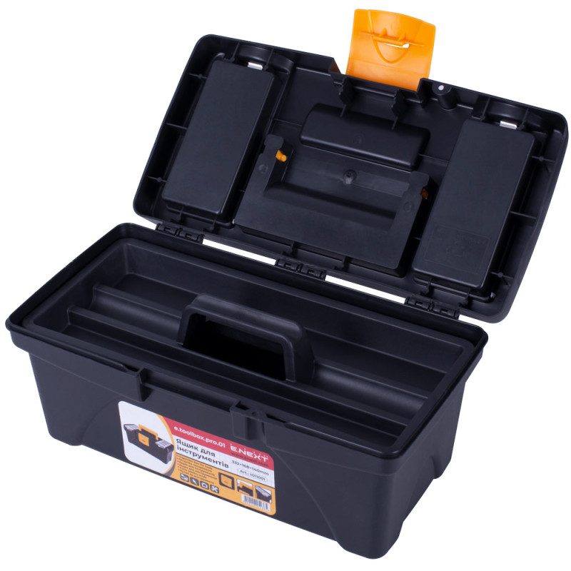 Ящик 332x168x140мм пластиковий [t011001] e.toolbox.pro.01 E.NEXT