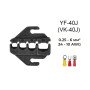 YF-40J 0,25-6 мм.кв 24-10 AWG Комплект обтискного інструменту [YF-40J-k] (кримпер) TACTIX