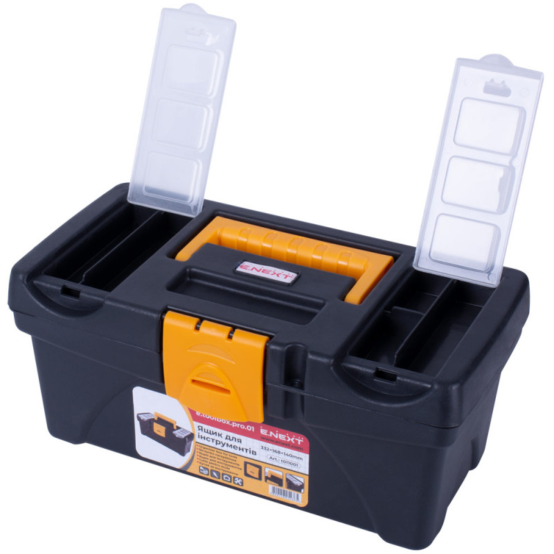 Ящик 332x168x140мм пластиковий [t011001] e.toolbox.pro.01 E.NEXT