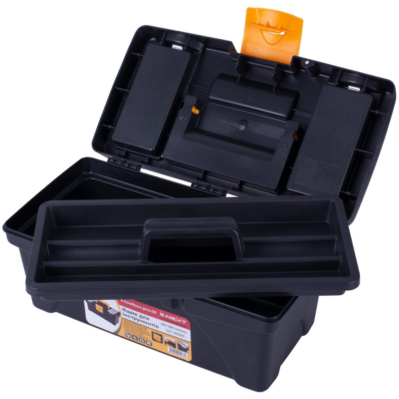Ящик 332x168x140мм пластиковий [t011001] e.toolbox.pro.01 E.NEXT