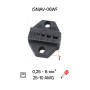Матрица (AV)SN-06WF 0,25-6 мм.кв 25-10 AWG для кримпера серии SN тип C [SN-C-06WF] TACTIX