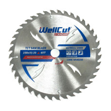 230x2,3x22,2мм 40T Пильный диск по дереву [INKRUM00W2300401SW] WS40230 Wellcut
