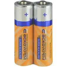 Батарейка АА щелочная 1.5V shrink 2шт [Аско.LR6.SP2] АСКО-УКРЕМ