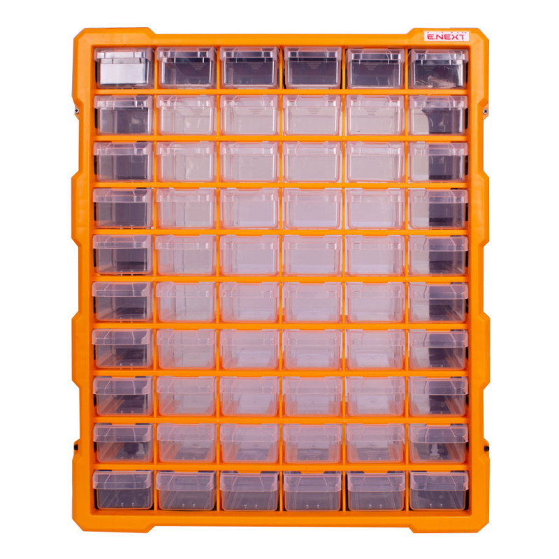 Органайзер 60 отделений 381х157х475мм пластиковый [t011022] e.toolbox.pro.22 E.NEXT