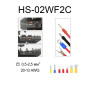 Матрица AHS-02WF2C 0,5-2,5 мм.кв 20-13 AWG для кримпера серии HS [AHS-02WF2C] TACTIX