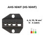 Матрица (AV)HS-16WF 4, 6, 10, 16 мм.кв 11-5 AWG для кримпера серии HS [AHS-16WF] TACTIX