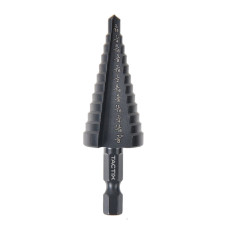 Сверло ступенчатое Ø3/16"-7/8" по металлу сталь HSS, кобальт [SDDT0DTWE416033MT0] HSS 416033 TACTIX