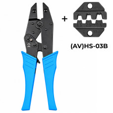 (AV)HS-03B 1,5-6 мм.кв 16-10 AWG Комплект обтискного інструменту [AHS-03B-k] (кримпер) TACTIX