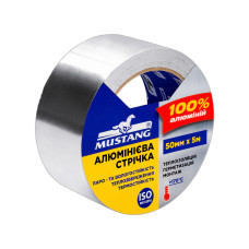 50x0,04мм 5м Скотч алюминиевый алюминий/каучук (3 шт.) [INRUC0002500005000] ALT505 Mustang