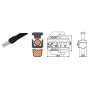 Матрица SN-06WF 0.25-6 мм.кв 24-10 AWG для кримпера серии SN ширина порта 4мм [(A4)SN-06WF] TACTIX