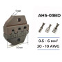 HS-03BD 0,5-6 мм.кв 20-10 AWG Комплект обтискного інструменту [AHS-03BD-k] (кримпер) TACTIX