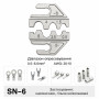 SN-6 0,5-6 мм.кв 20-10 AWG Комплект обтискного інструменту [(A4)SN-6-k] (кримпер) TACTIX