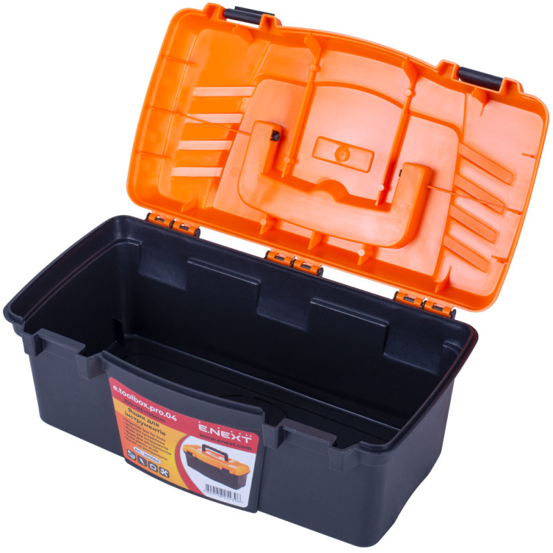 Ящик 300x165x135мм для інструментів пластиковий [t011004] e.toolbox.pro.04 E.NEXT